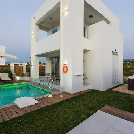 Extraordinary Rethymno Hantengu 3 Bedrooms Front Private Outdoor Swimming Pool And Hot Tub 别墅 Pigianos Kampos (Crete)